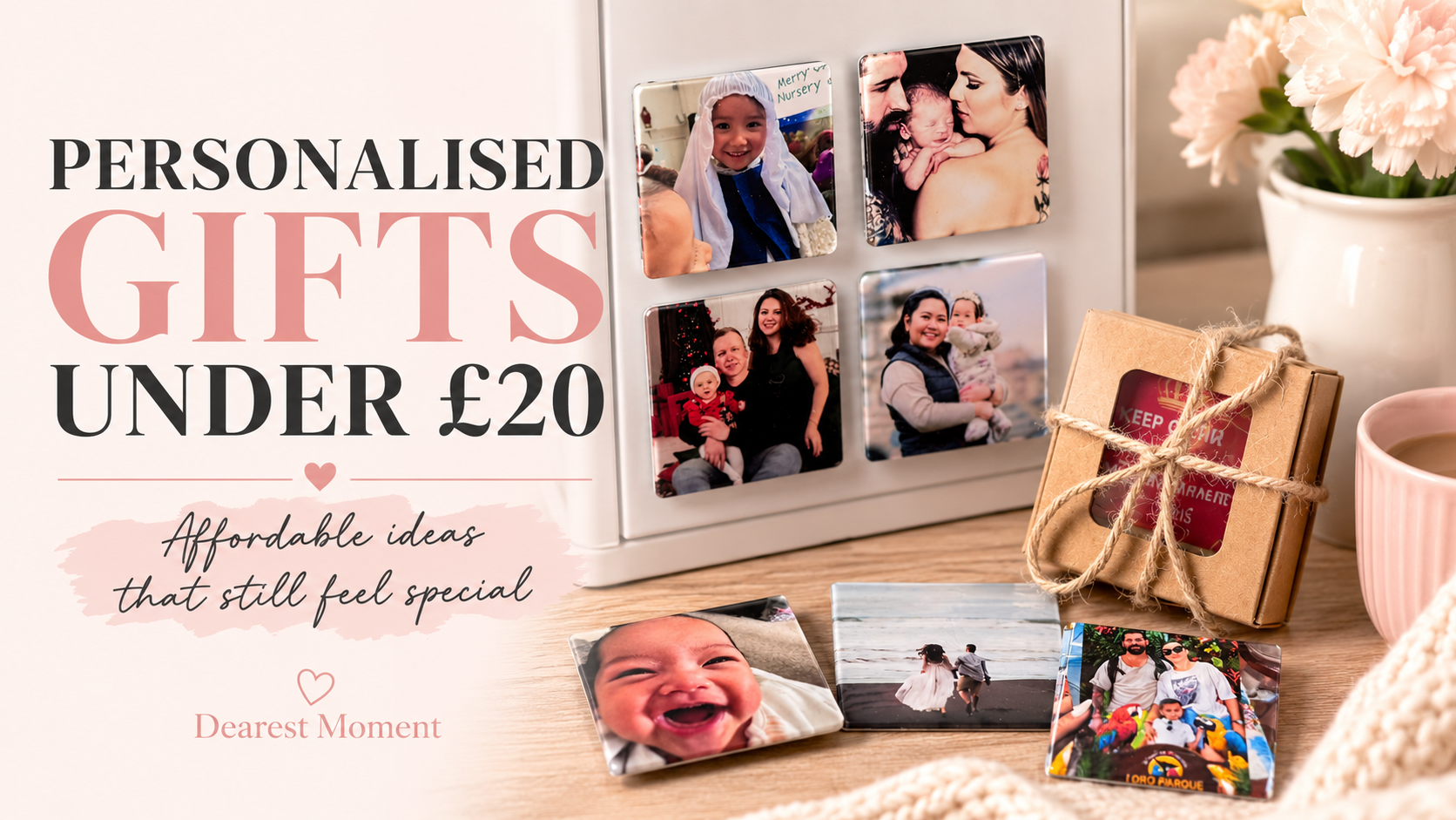 Personalised photo gifts handcrafted in London by Dearest Moment
