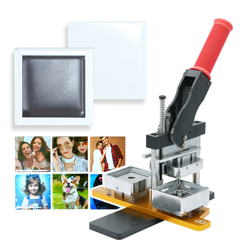 50x50mm(2x2 Inches) DIY Badge Making Machine with Manual Paper Cutter Kit