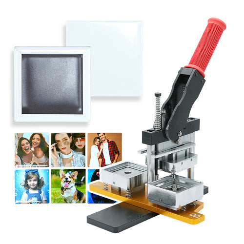 50x50mm(2x2 Inches) DIY Badge Making Machine with Manual Paper Cutter Kit