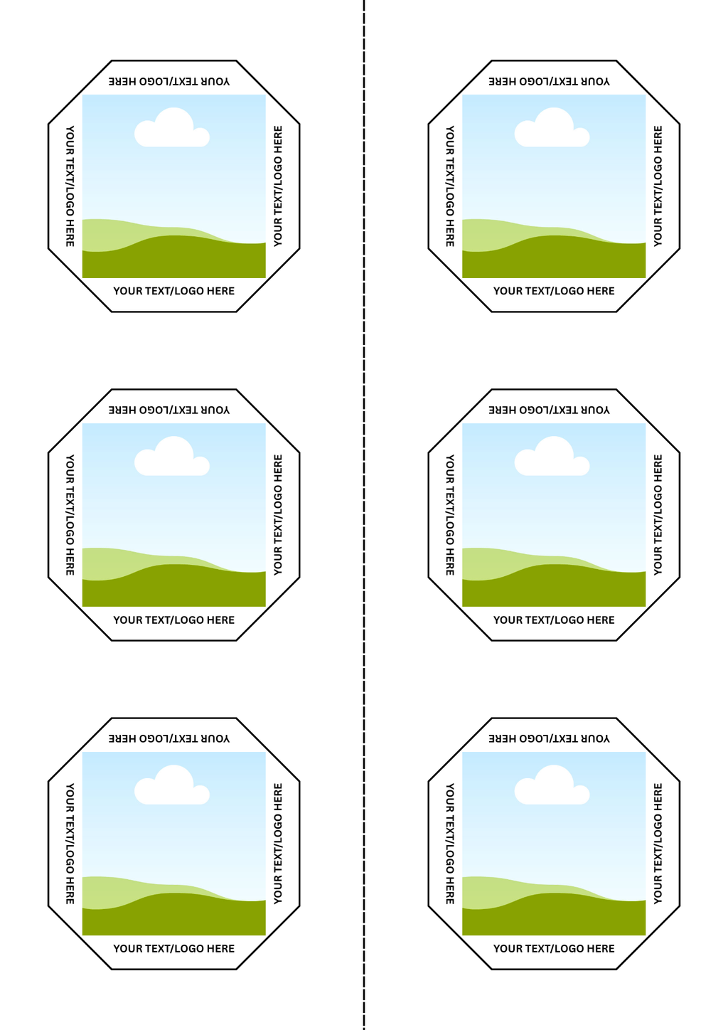 Personalised Photo Magnets  50×50mm (2”×2”) Template Tutorial