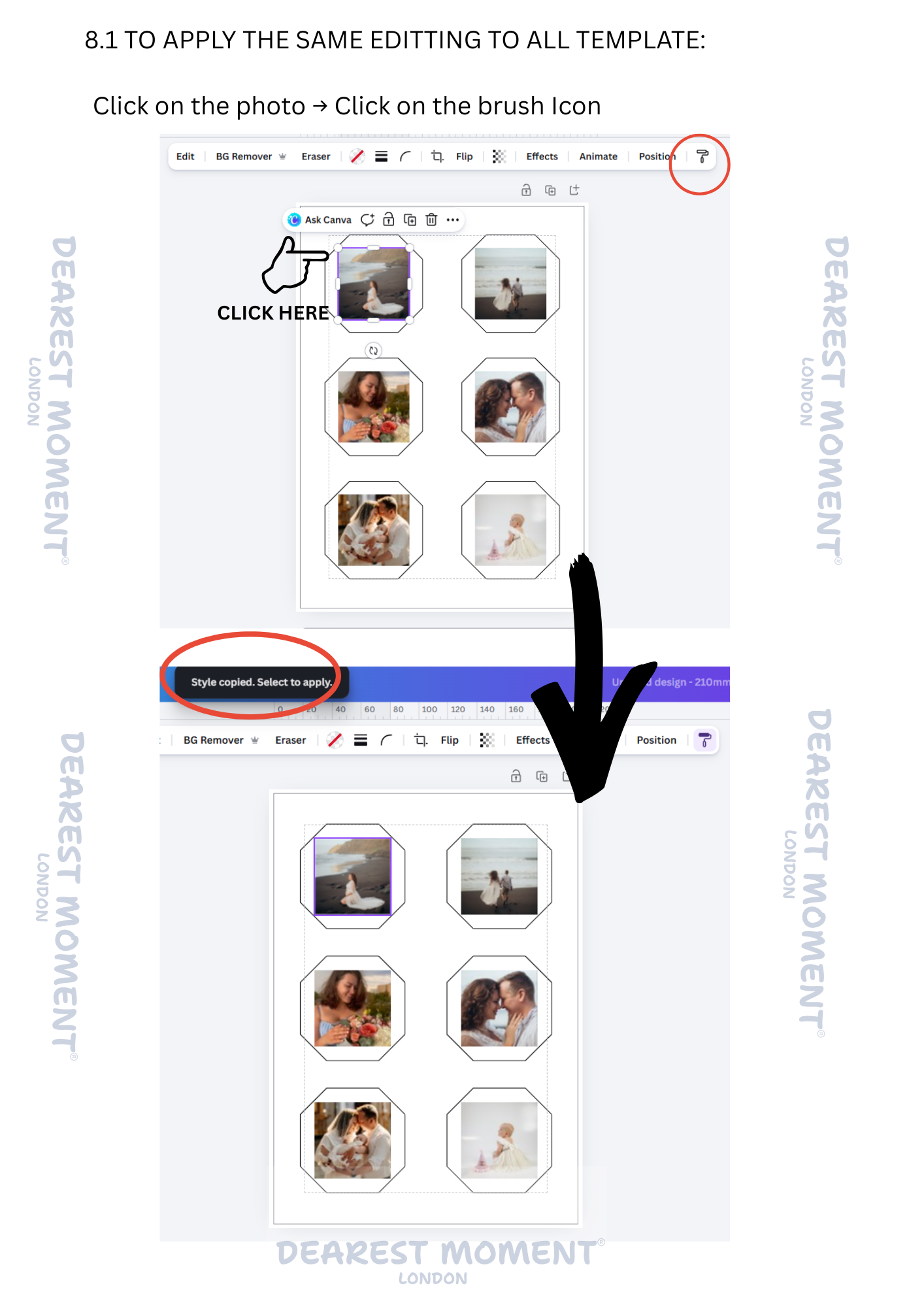 Personalised Photo Magnets  50×50mm (2”×2”) Template Tutorial